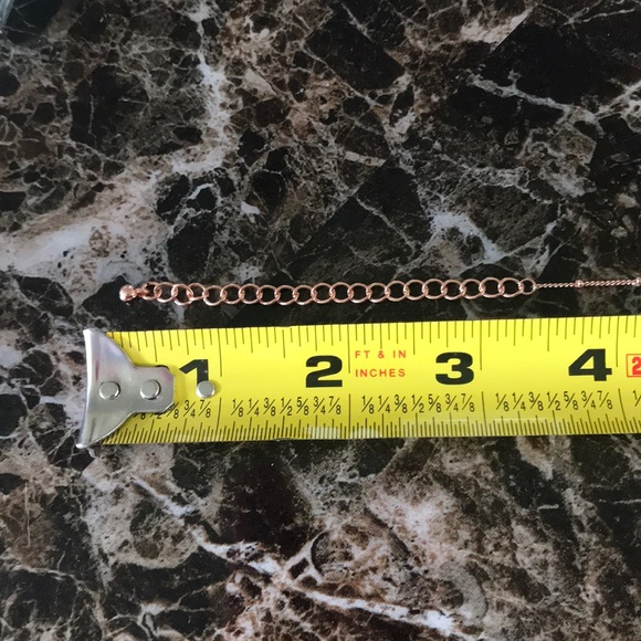 Rose Gold Dachshund Dog Rhinestone Necklace - Picture 3 of 5